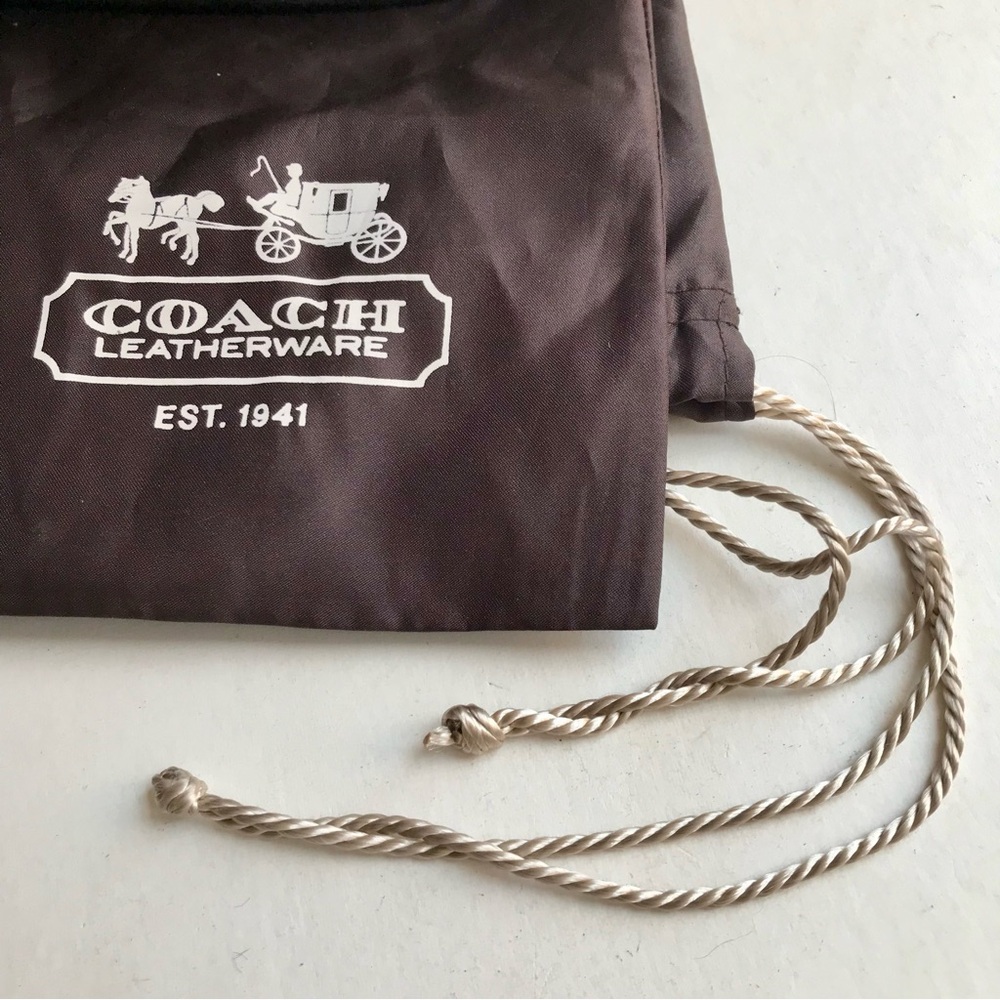 Vintage Coach Legacy Slim Bucket Black Leather No AO3-9060 EUC - Picture 10 of 12